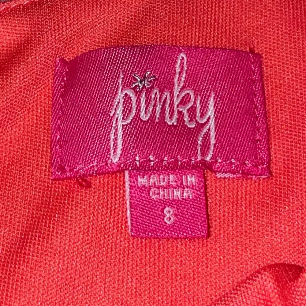 PINKY Girl's Dark Orange Sleeveless Dress Size 8